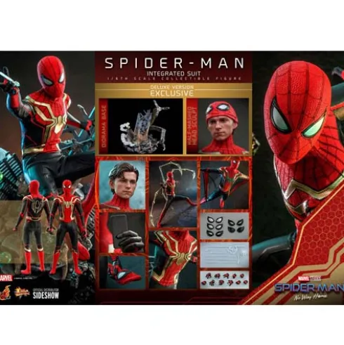 Spider-Man: No Way Home Figura Movie Masterpiece 1/6 Spider-Man (Integrated Suit) Deluxe 29 cm