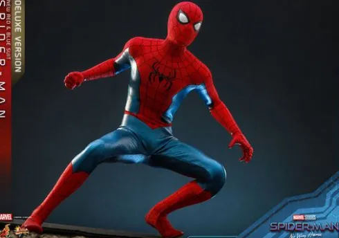 Spider-Man: No Way Home Figura Movie Masterpiece 1/6 Spider-Man (New Red and Blue Suit) (Deluxe Version) 28 cm