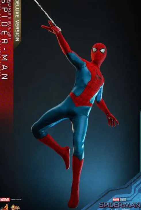 Spider-Man: No Way Home Figura Movie Masterpiece 1/6 Spider-Man (New Red and Blue Suit) (Deluxe Version) 28 cm