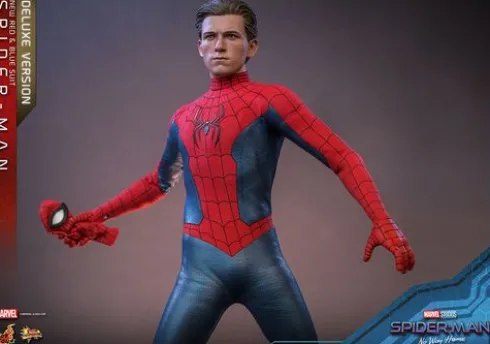 Spider-Man: No Way Home Figura Movie Masterpiece 1/6 Spider-Man (New Red and Blue Suit) (Deluxe Version) 28 cm