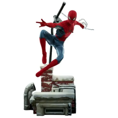 Spider-Man: No Way Home Figura Movie Masterpiece 1/6 Spider-Man (New Red and Blue Suit) (Deluxe Version) 28 cm