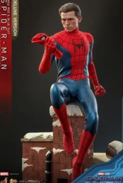 Spider-Man: No Way Home Figura Movie Masterpiece 1/6 Spider-Man (New Red and Blue Suit) (Deluxe Version) 28 cm