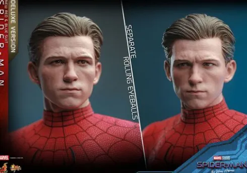 Spider-Man: No Way Home Figura Movie Masterpiece 1/6 Spider-Man (New Red and Blue Suit) (Deluxe Version) 28 cm