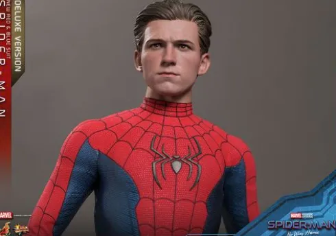 Spider-Man: No Way Home Figura Movie Masterpiece 1/6 Spider-Man (New Red and Blue Suit) (Deluxe Version) 28 cm