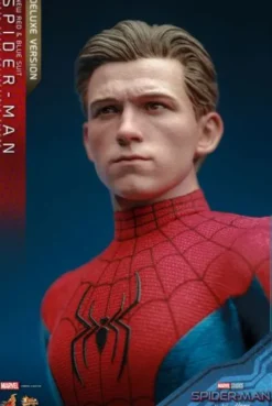 Spider-Man: No Way Home Figura Movie Masterpiece 1/6 Spider-Man (New Red and Blue Suit) (Deluxe Version) 28 cm