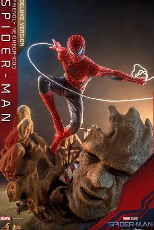 Spider-Man: No Way Home Figura Movie Masterpiece 1/6 Friendly Neighborhood Spider-Man (Deluxe Version) 30 cm