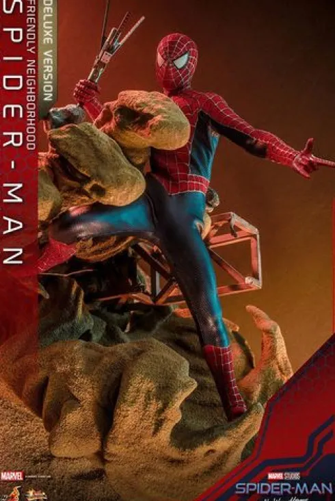 Spider-Man: No Way Home Figura Movie Masterpiece 1/6 Friendly Neighborhood Spider-Man (Deluxe Version) 30 cm