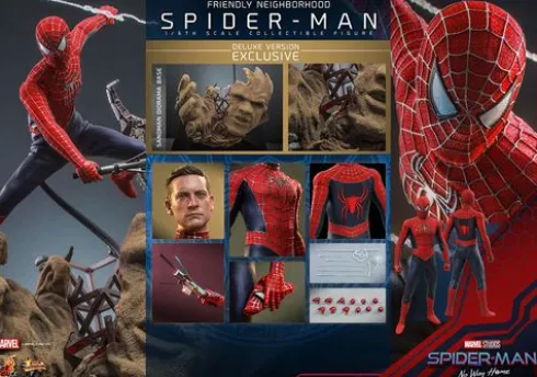 Spider-Man: No Way Home Figura Movie Masterpiece 1/6 Friendly Neighborhood Spider-Man (Deluxe Version) 30 cm