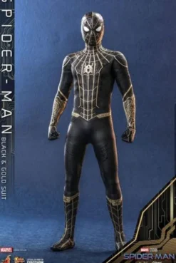 Spider-Man: Sin camino a casa Figura Movie Masterpiece 1/6 Spider-Man (Black & Gold Suit) 30 cm