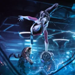 Spider-Man vs Villains Estatua 1/10 Art Scale Ghost Spider Diorama 34 cm