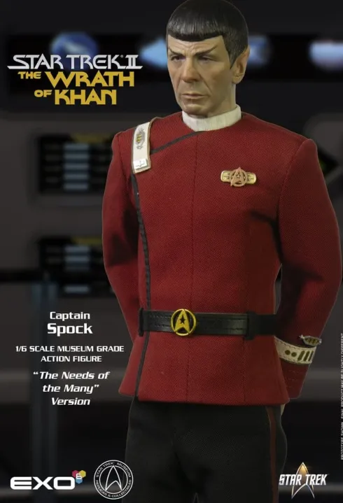 Star Trek: La ira de Khan Figura 1/6 Captain Spock Needs of the Many Version 30 cm