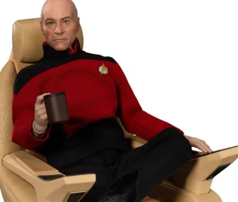 Star Trek: la próxima generación Figura Jean-Luc Picard 20 cm