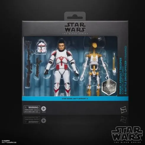 Star Wars: Battlefront II Black Series Phase I Assault Trooper & Battle Droid Officer