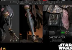 Star Wars Darth Vader™ (Battle Damaged) Deluxe Version Figura Masterpiece Hot Toys