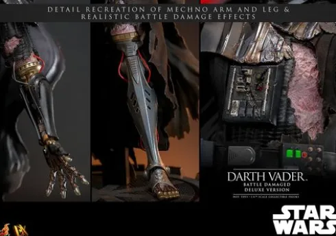 Star Wars Darth Vader™ (Battle Damaged) Deluxe Version Figura Masterpiece Hot Toys