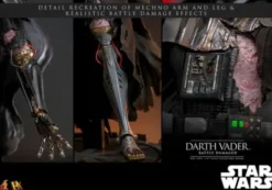 Star Wars Darth Vader™ (Battle Damaged) Figura Masterpiece Hot Toys