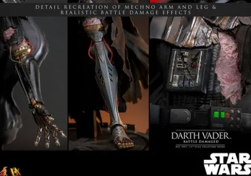Star Wars Darth Vader™ (Battle Damaged) Figura Masterpiece Hot Toys