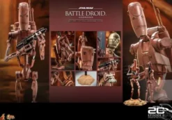 Star Wars: Episode II Figura 1/6 Battle Droid (Geonosis) 31 cm