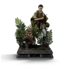 Star Wars Episode VI Art Scale Statue 1/10 Leia and Wicket 21 cm