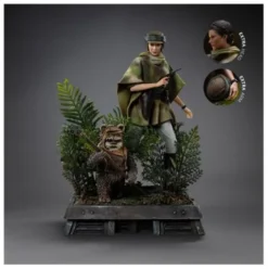 Star Wars Episode VI Art Scale Statue 1/10 Leia and Wicket 21 cm
