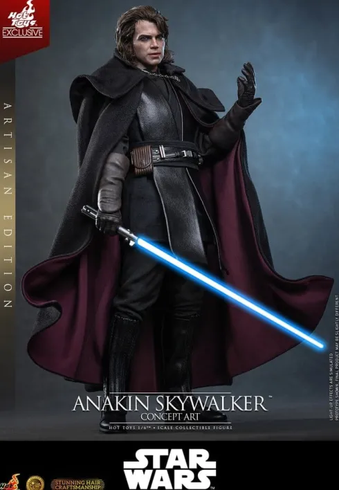 Star Wars Episodio III: La Venganza de los Sith Movie Masterpiece Figura 1/6 Anakin Skywalker (Concept Art Version) (Artisan Edition) Hot Toys Exclusive 31 cm