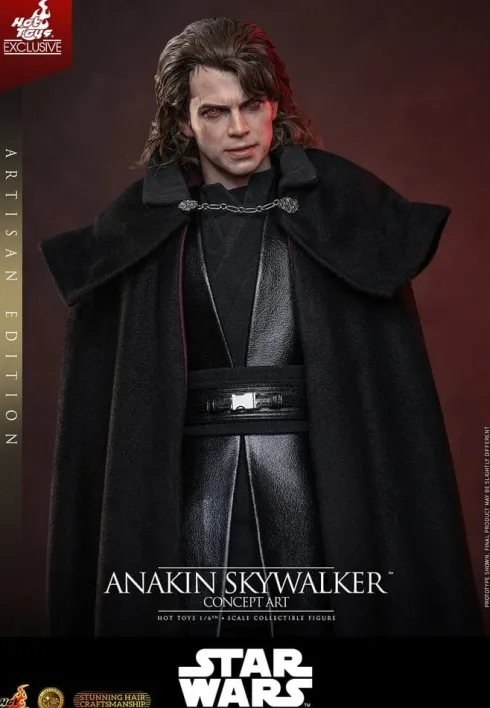 Star Wars Episodio III: La Venganza de los Sith Movie Masterpiece Figura 1/6 Anakin Skywalker (Concept Art Version) (Artisan Edition) Hot Toys Exclusive 31 cm