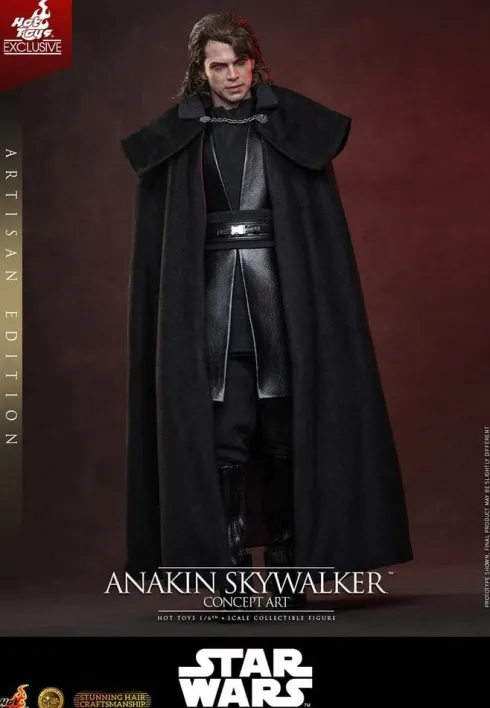 Star Wars Episodio III: La Venganza de los Sith Movie Masterpiece Figura 1/6 Anakin Skywalker (Concept Art Version) (Artisan Edition) Hot Toys Exclusive 31 cm