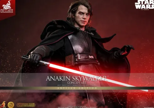 Star Wars Episodio III: La Venganza de los Sith Movie Masterpiece Figura 1/6 Anakin Skywalker (Concept Art Version) (Artisan Edition) Hot Toys Exclusive 31 cm