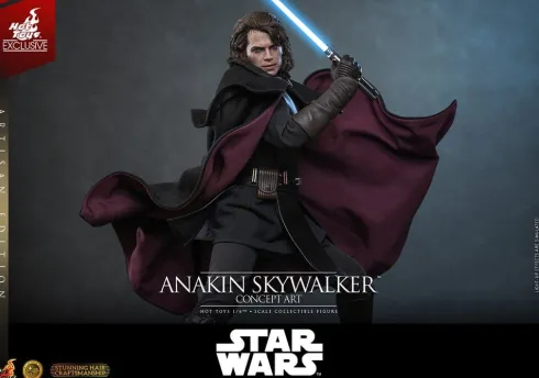 Star Wars Episodio III: La Venganza de los Sith Movie Masterpiece Figura 1/6 Anakin Skywalker (Concept Art Version) (Artisan Edition) Hot Toys Exclusive 31 cm