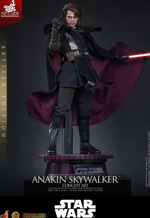 Star Wars Episodio III: La Venganza de los Sith Movie Masterpiece Figura 1/6 Anakin Skywalker (Concept Art Version) (Artisan Edition) Hot Toys Exclusive 31 cm