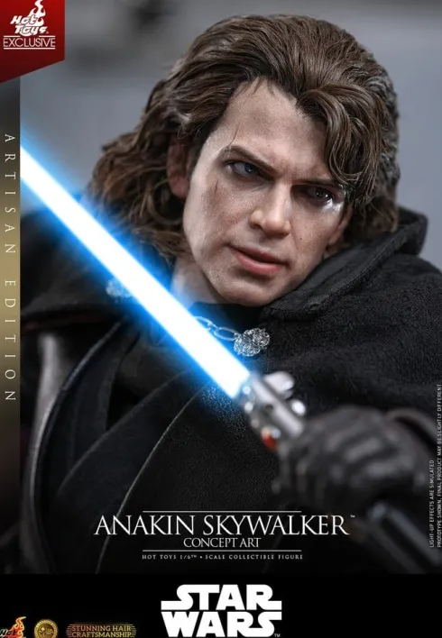 Star Wars Episodio III: La Venganza de los Sith Movie Masterpiece Figura 1/6 Anakin Skywalker (Concept Art Version) (Artisan Edition) Hot Toys Exclusive 31 cm