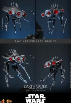 Star Wars: Episodio III – La venganza de los Sith Figura Movie Masterpiece 1/6 Darth Vader (Deluxe Version) 35 cm
