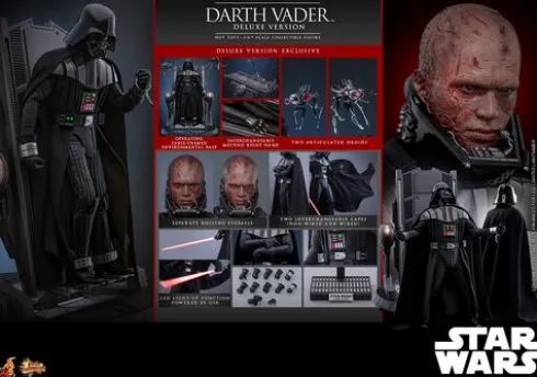 Star Wars: Episodio III – La venganza de los Sith Figura Movie Masterpiece 1/6 Darth Vader (Deluxe Version) 35 cm