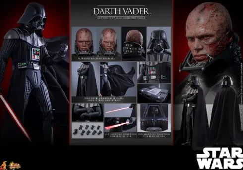 Star Wars: Episodio III – La venganza de los Sith Figura Movie Masterpiece 1/6 Darth Vader (Standard Version) 35 cm