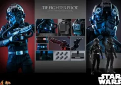 Star Wars: Episodio IV Una nueva esperanza Figura 1/6 Movie Masterpiece Tie Fighter Pilot