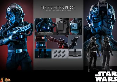 Star Wars: Episodio IV Una nueva esperanza Figura 1/6 Movie Masterpiece Tie Fighter Pilot