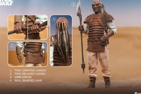 Star Wars: Episodio VI El retorno del Jedi 1/6 Pagetti Rook 32 cm