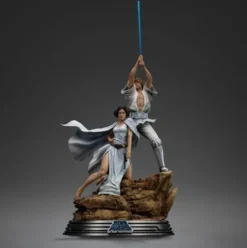 Star Wars Estatua 1/10 Deluxe Art Scale Luke and Leia 41 cm