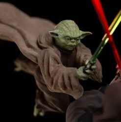 Star Wars Estatua 1/10 Deluxe Art Scale Yoda vs Emperor Palpatine (CCXP Exclusive 2024) 31 cm