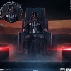 Star Wars Estatua Legacy Replica 1/4 Darth Vader on Throne 81 cm
