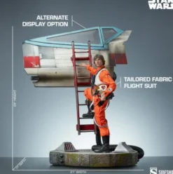 Star Wars Estatua Premium Format Sideshow Luke Skywalker & X-Wing: Red Five