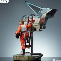 Star Wars Estatua Premium Format Sideshow Luke Skywalker & X-Wing: Red Five