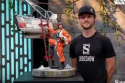 Star Wars Estatua Premium Format Sideshow Luke Skywalker & X-Wing: Red Five