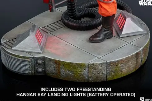 Star Wars Estatua Premium Format Sideshow Luke Skywalker & X-Wing: Red Five