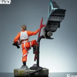 Star Wars Estatua Premium Format Sideshow Luke Skywalker & X-Wing: Red Five