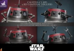 Star Wars Figura 1/6 Chopper (C1-10P™) & BD-1™ (Imperial Disguise)