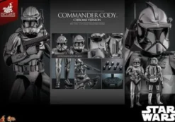 Star Wars Figura Movie Masterpiece 1/6 Commander Cody (Chrome Version) Hot Toys Exclusive 30 cm