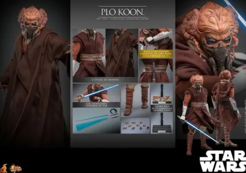 Star Wars Figura Movie Masterpiece 1/6 Plo Koon 31 cm