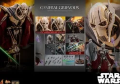 Star Wars Figura Movie Masterpiece 1/6 General Grievous