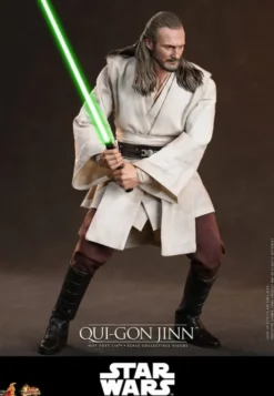 Star Wars: La Amenaza Fantasma Movie Masterpiece Figura 1/6 Qui-Gon Jinn (Artisan Edition) Hot Toys Exclusive 32 cm